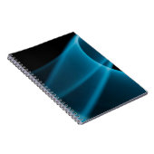 Blauer Lichtstrahl Notizblock (Rechte Seite)