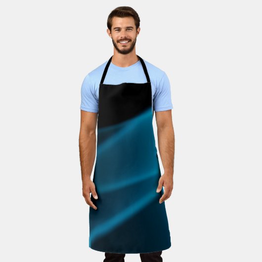 Blauer Lichtstrahl Schürze (Getragen)