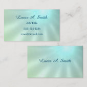 Blauer Lichtstrahl Visitenkarte (Vorne/Hinten)