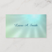 Blauer Lichtstrahl Visitenkarte (Rückseite)