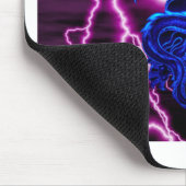 blauer/lila Drache Mousepad (Ecke)
