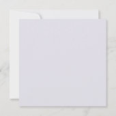 Blauer Lila Meerjungfrau-Schwanz Einladung (Rückseite)