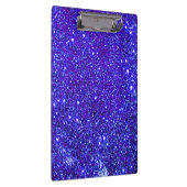 Blauer lila Schein-Glitzer-Girly Klemmbrett 2 (Rechts)