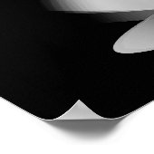 Blauer Lines Ball Poster (Ecke)