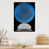 Blauer Lines Ball Poster (Küche)