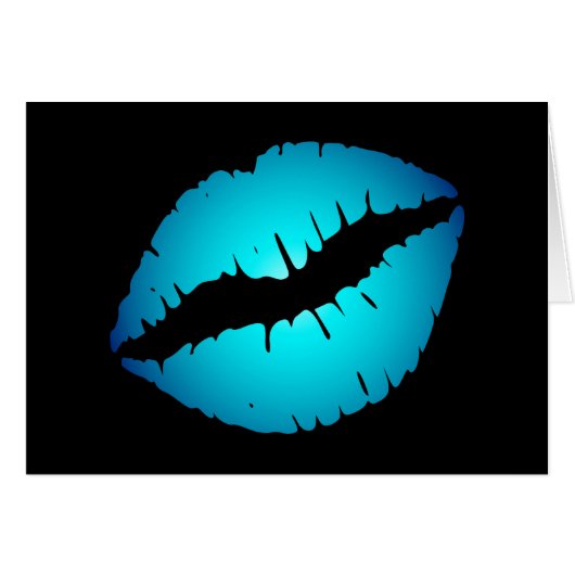 Blauer Lipstick (Vorderseite (Horizontal))