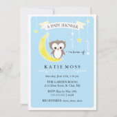 Blauer Little| Einladung zur Kinderdusche (Vorderseite)