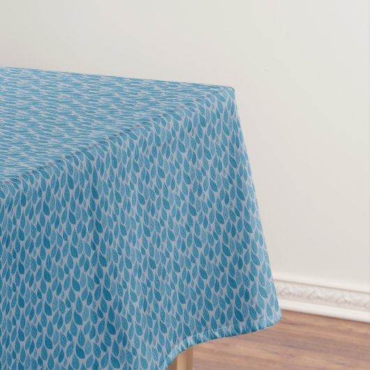 Blauer Little Leaf Textur Tischdecke (Beispiel)