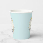 Blauer Lkw Baby Boy in Bloom Paper Cups Pappbecher (Links)