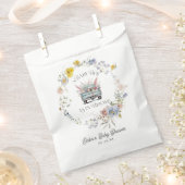 Blauer Lkw Baby Boy in Bloom Paper Geschenktütchen (Ausgeschnitten)