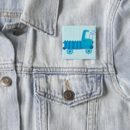 Blauer LKW Button (Beispiel)