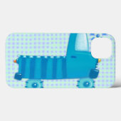 Blauer LKW Case-Mate iPhone Hülle (Rückseite (Horizontal))