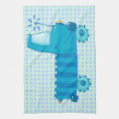 Blauer LKW Geschirrtuch (Vertikal)