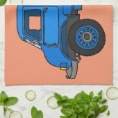 Blauer LKW Handtuch (Gefaltet)