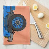 Blauer LKW Handtuch (Viertel Falte)