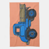 Blauer LKW Handtuch (Vertikal)