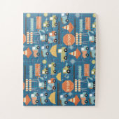 Blauer LKW Kleinkind Party Geschenk Kinder Puzzle (Vertikal)