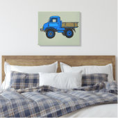 Blauer LKW Leinwanddruck (Insitu (Schlafzimmer))