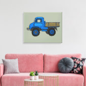 Blauer LKW Leinwanddruck (Insitu (Wohnzimmer))