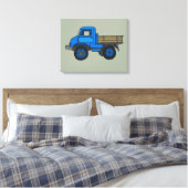 Blauer LKW Leinwanddruck (Insitu (Schlafzimmer))