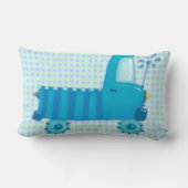 Blauer LKW Lendenkissen (Rückseite)