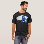 Blauer LKW lustige Schweinegengeschenke Fitness Sh T-Shirt (Vorne ganz)