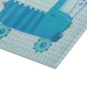 Blauer LKW Schneidebrett (Ecke)