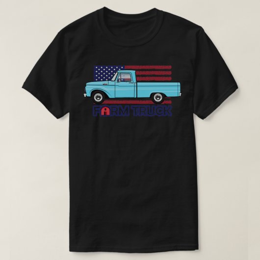 Blauer LKW T-Shirt (Design vorne)