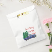 Blauer LKW-Text für das bearbeitbare Alter Geschenktütchen (Versiegelt)