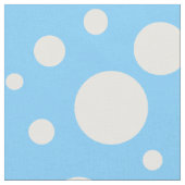 Blauer Löffelstoff Stoff (Nahaufnahme)