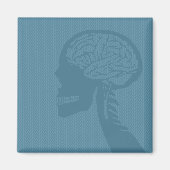 Blauer Logiker Magnet (Vorne)