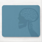 Blauer Logiker Mousepad (Vorne)