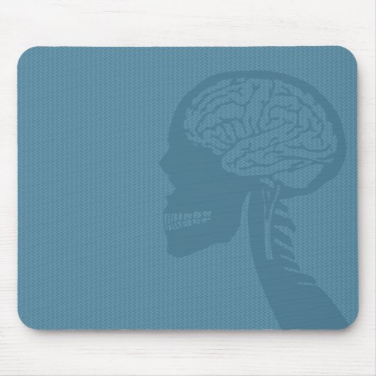 Blauer Logiker Mousepad (Vorne)