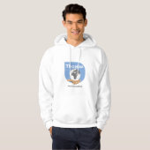 Blauer Logo-Thorium Hoodie (Vorne ganz)