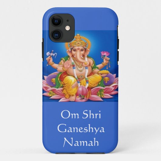 Blauer Lord Ganesh iPhone 5 Kasten Case-Mate iPhone Hülle (Rückseite)
