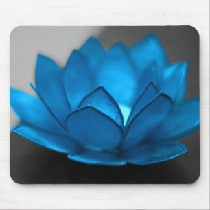 Blauer Lotos-Blume Mousepad
