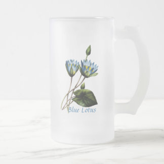 Blauer Lotos-personalisierte Tasse