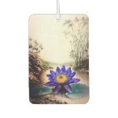 Blauer Lotus aus Muddy Waters (Vietnamesisch) Autolufterfrischer (Vorderseite)