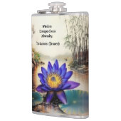 Blauer Lotus aus Muddy Waters (Vietnamesisch) Flachmann (Links)