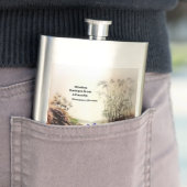 Blauer Lotus aus Muddy Waters (Vietnamesisch) Flachmann (Beispiel)