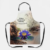 Blauer Lotus aus Muddy Waters (Vietnamesisch) Schürze (Vorderseite)