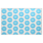 Blauer Lotus Blume Muster Stoff (Fat Quarter (45,7 x 55,9 cm))