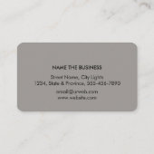 Blauer Lotus-Lotus-Blume-Logo Massage Yoga Visitenkarte (Rückseite)