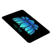 Blauer Lotus - Magnet (Rechte Seite)