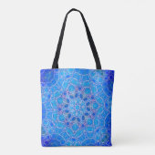 Blauer Lotus Tasche (Rückseite)