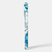 Blauer Luminanz Case-Mate iPhone Hülle (Rückseite / Links)