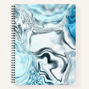 Blauer Luminanz Notizblock