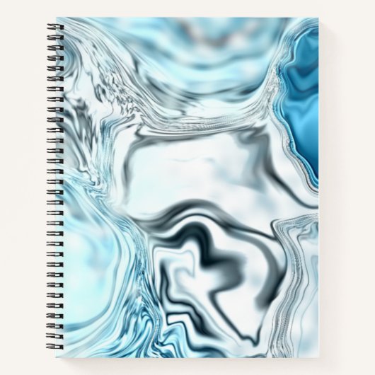 Blauer Luminanz Notizblock (Vorderseite)