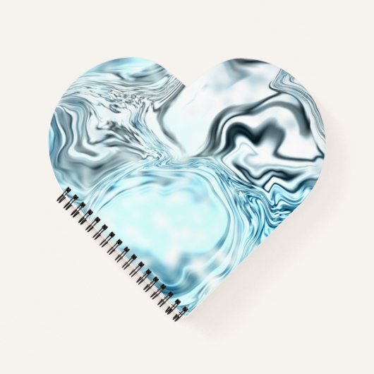 Blauer Luminanz Notizblock (Vorderseite)