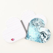 Blauer Luminanz Notizblock (Innenseite)